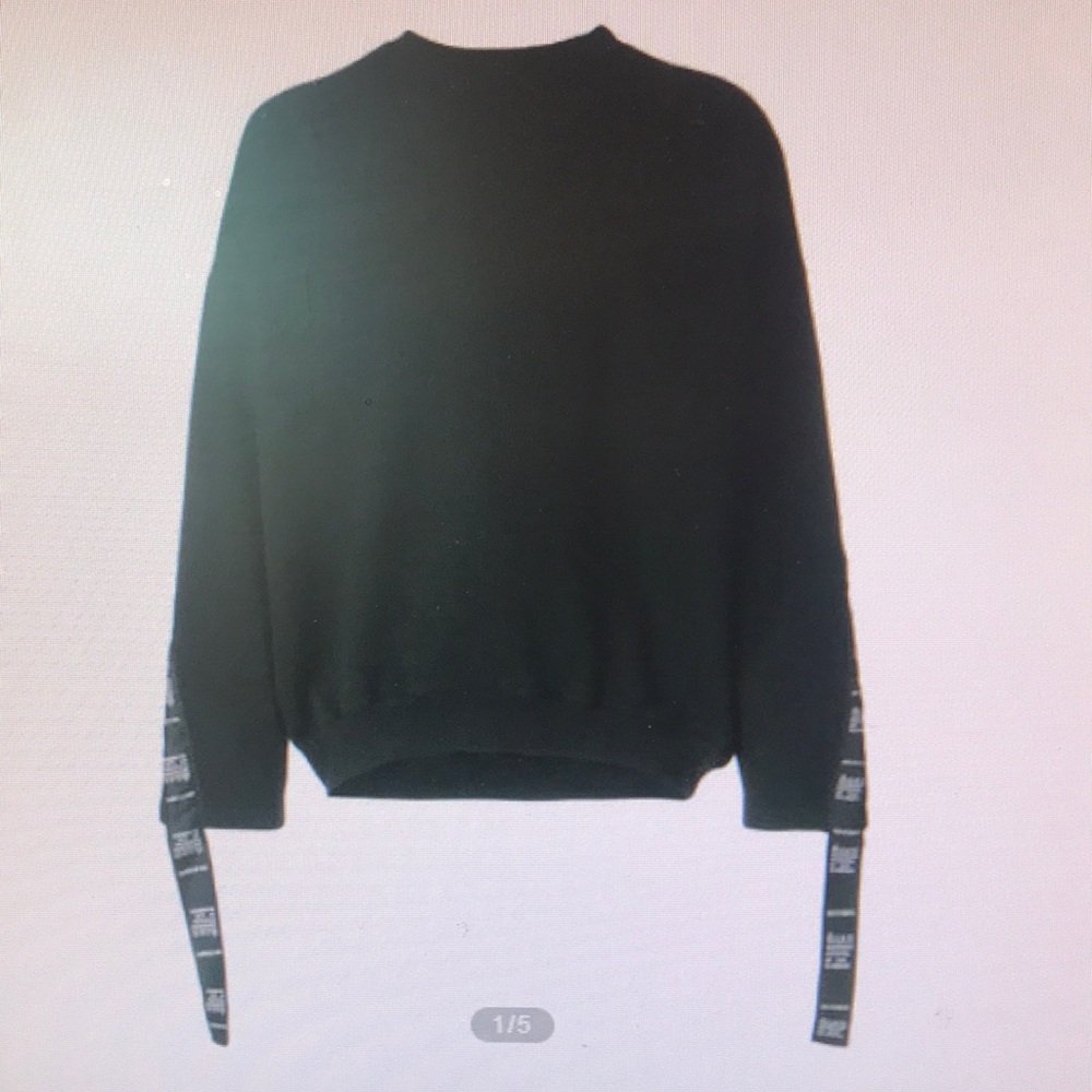 vetements tape sweater